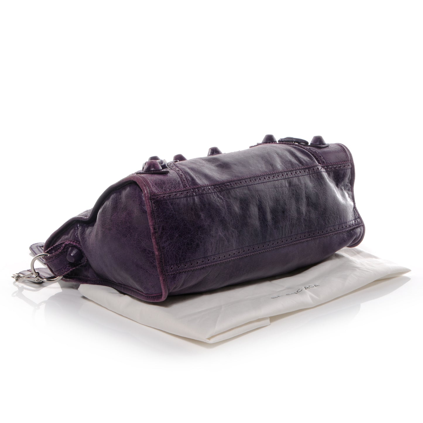 Agneau Giant Brogues Hardware City Raisin