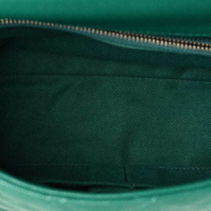Chanel Caviar Quilted Small Coco Handle Flap Green 5 of 11