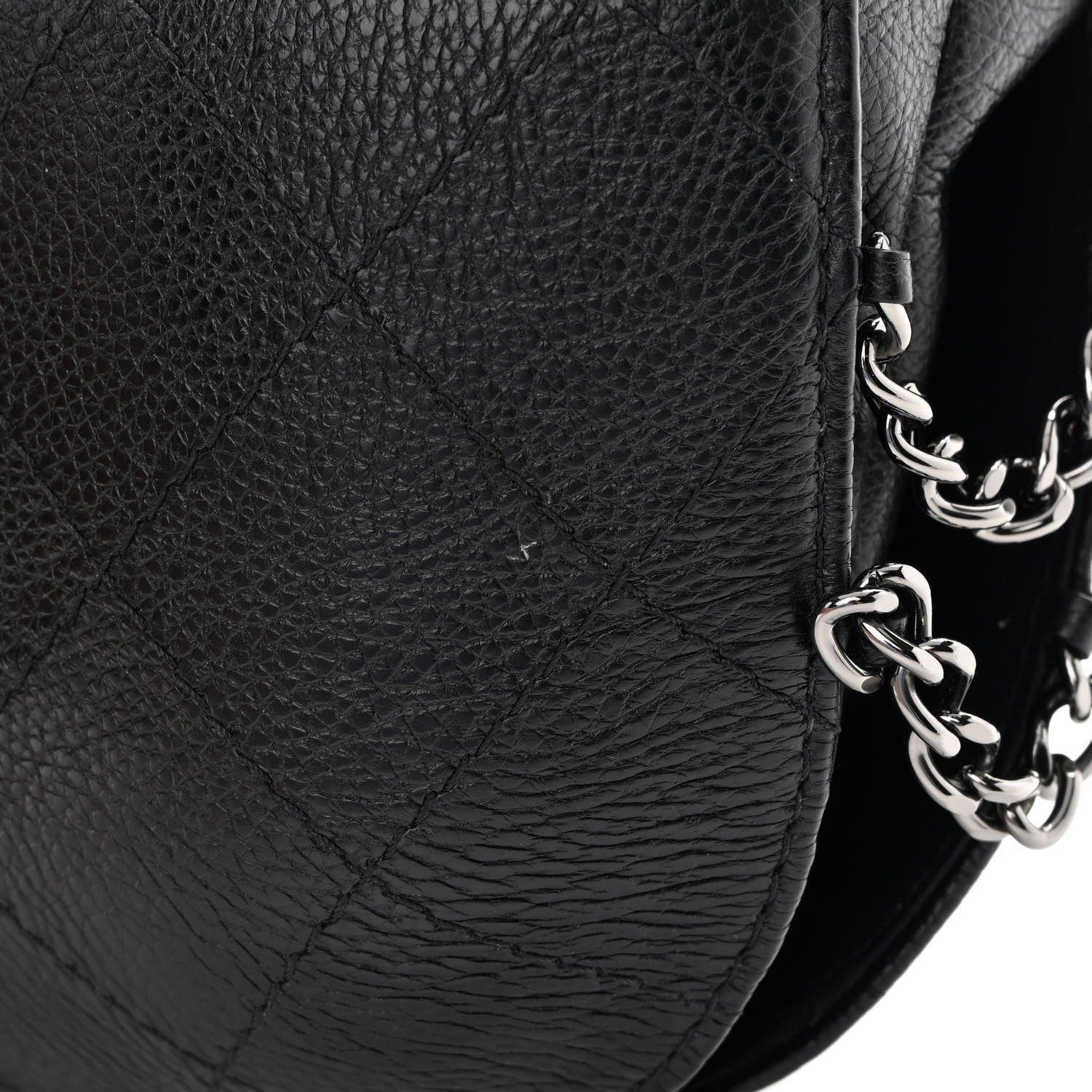 Chanel Calfskin Quilted Small Gabrielle Bucket Black 14 of 14