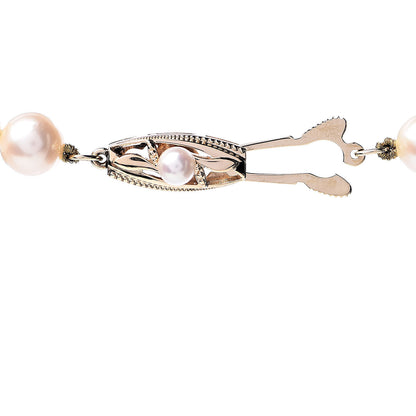 Mikimoto 14K Yellow Gold Akoya Pearl 7-7.5mm Strand Necklace 17.5" 6 of 6