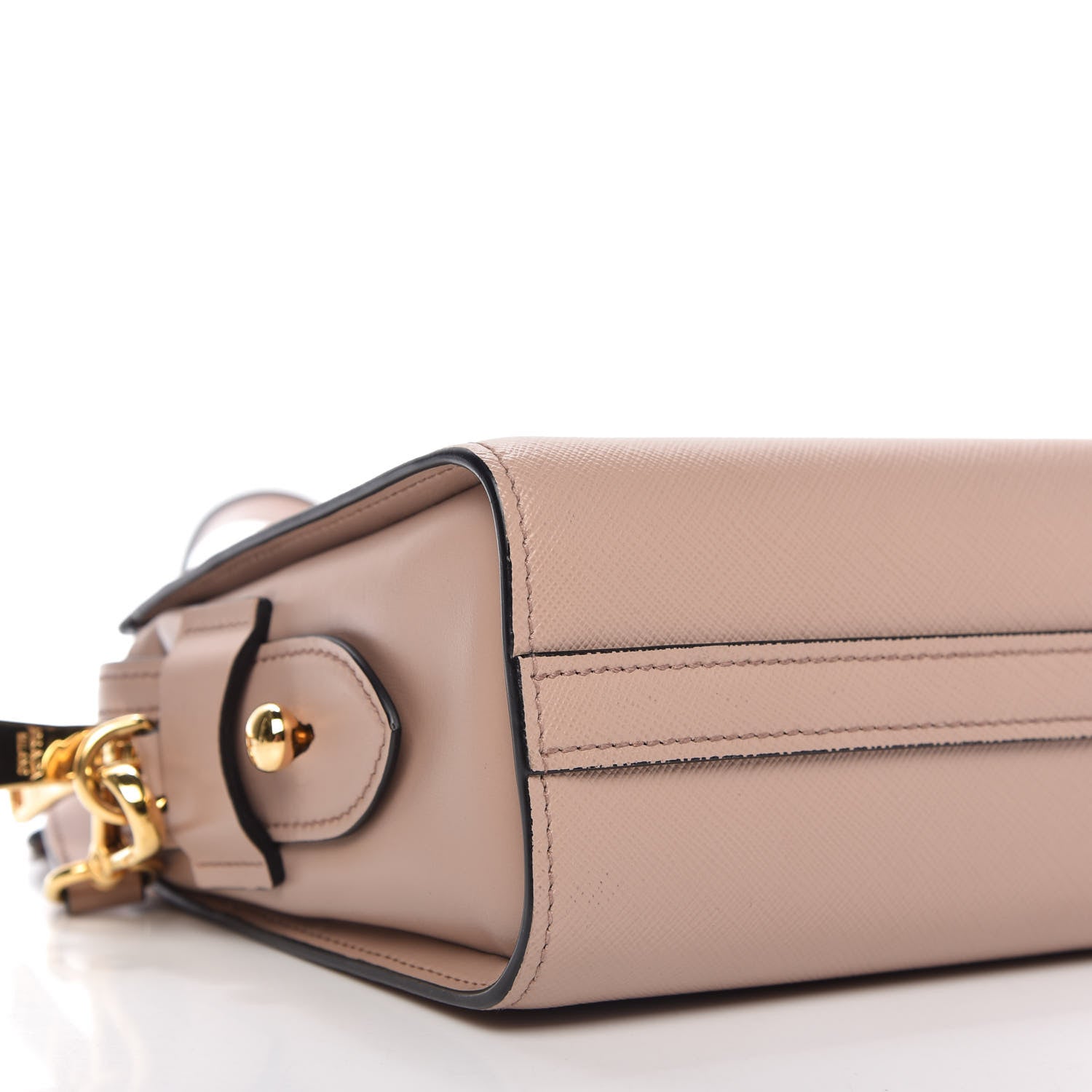 Prada Saffiano City Calfskin Esplanade Crossbody Bag Cipria 6 of 9
