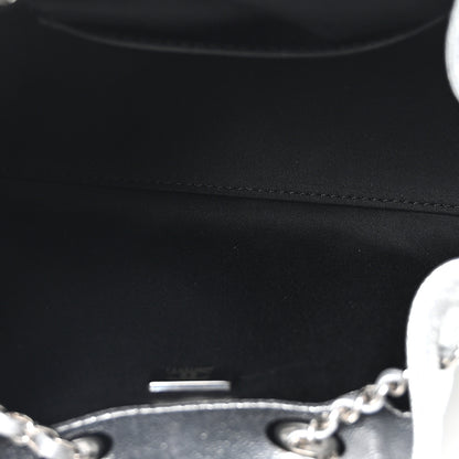 Chanel Metallic Caviar Quilted Mini Chanel 25 Handbag Silver 5 of 10