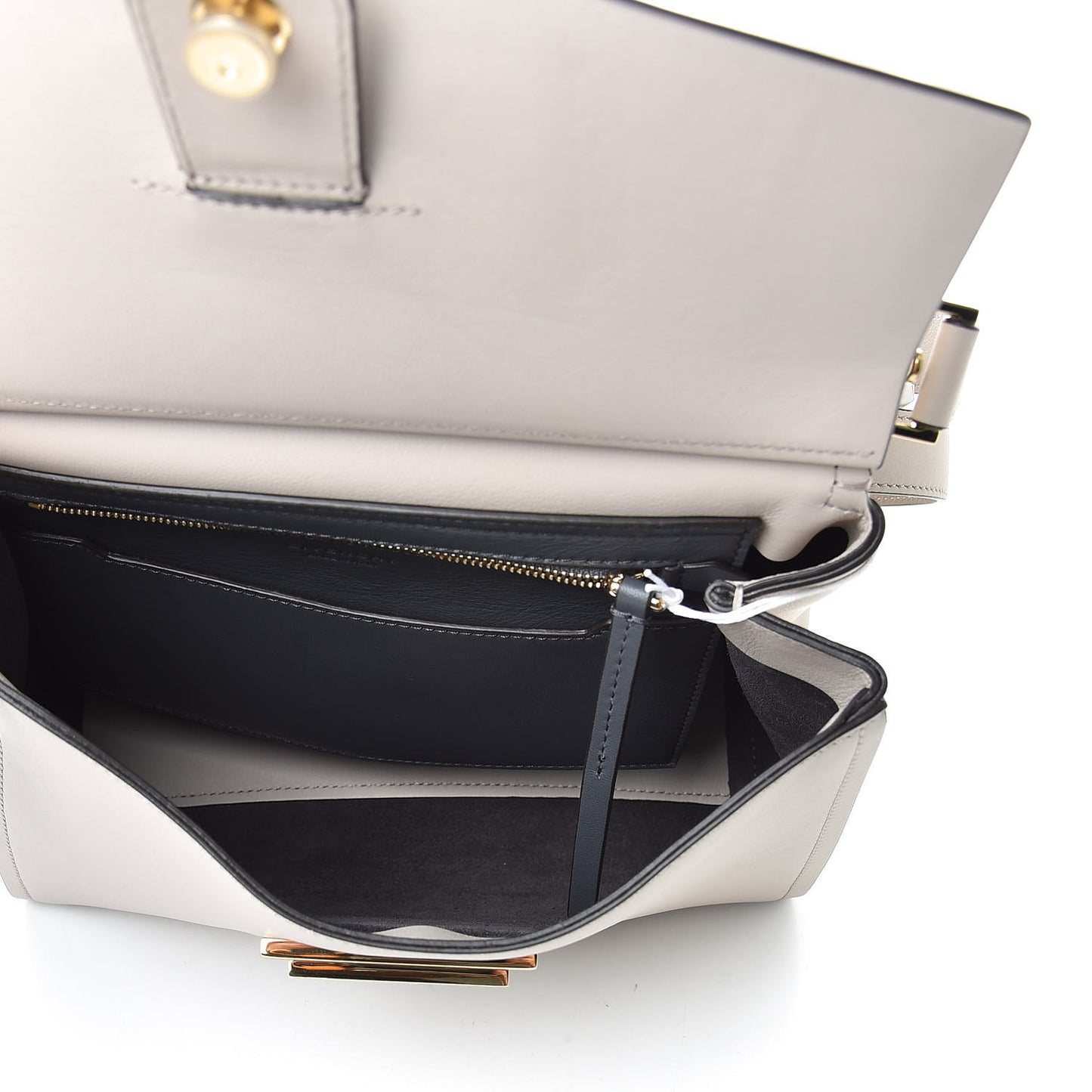 Calfskin Small Mystic Shoulder Bag Natural