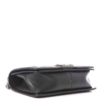 Chanel Calfskin Double Stitch Medium Boy Flap Black 4 of 11