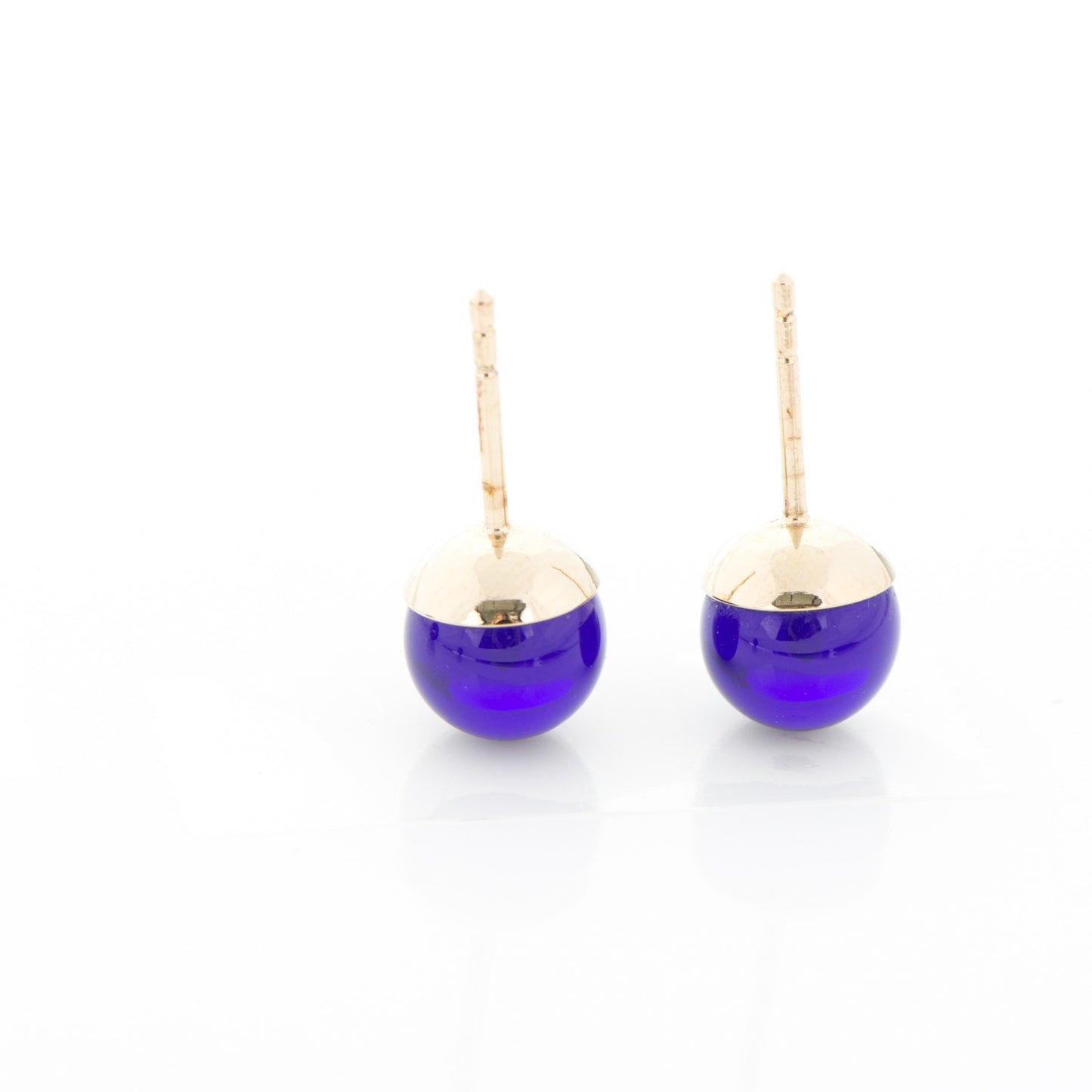 Mise En Dior Tribal Earrings Navy