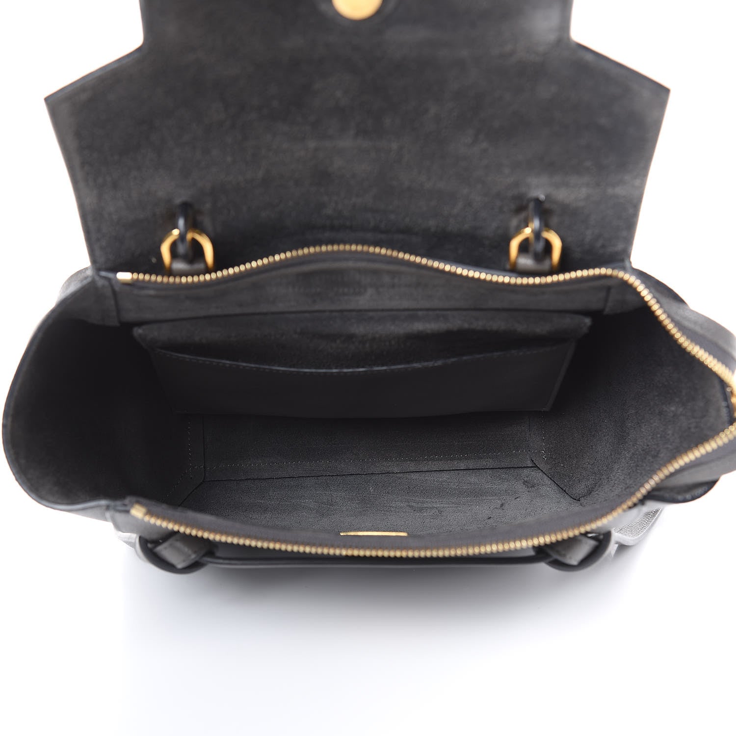 Celine Baby Grained Calfskin Micro Belt Bag Grey 5 of 10