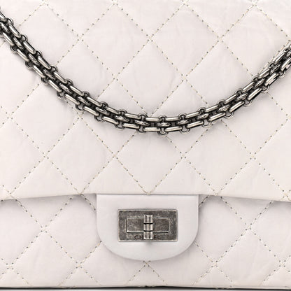 Chanel Aged Calfskin Quilted 2.55 Reissue 226 Flap Ivory 7 of 11