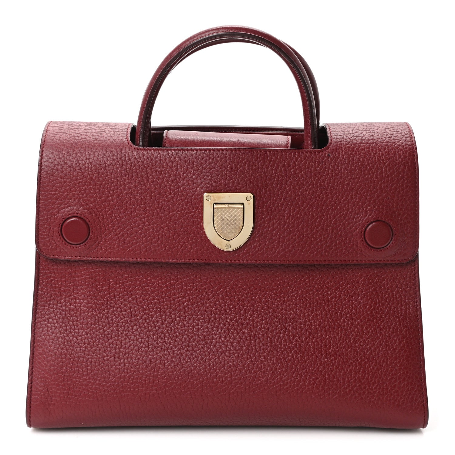 Christian Dior Bullcalf Medium Diorever Flap Red 1 of 9