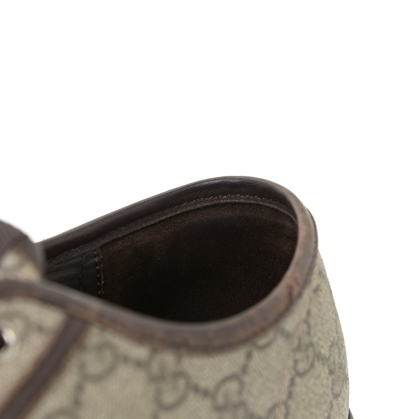 GG Supreme Monogram Mens Sneakers 8.5 Brown