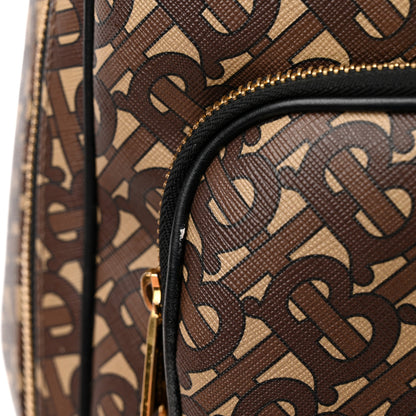 Burberry E-Canvas Monogram Rocco Backpack Bridle Brown 24 of 24