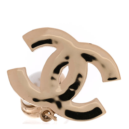 Chanel Pearl Enamel CC Drop Earrings Black 5 of 6