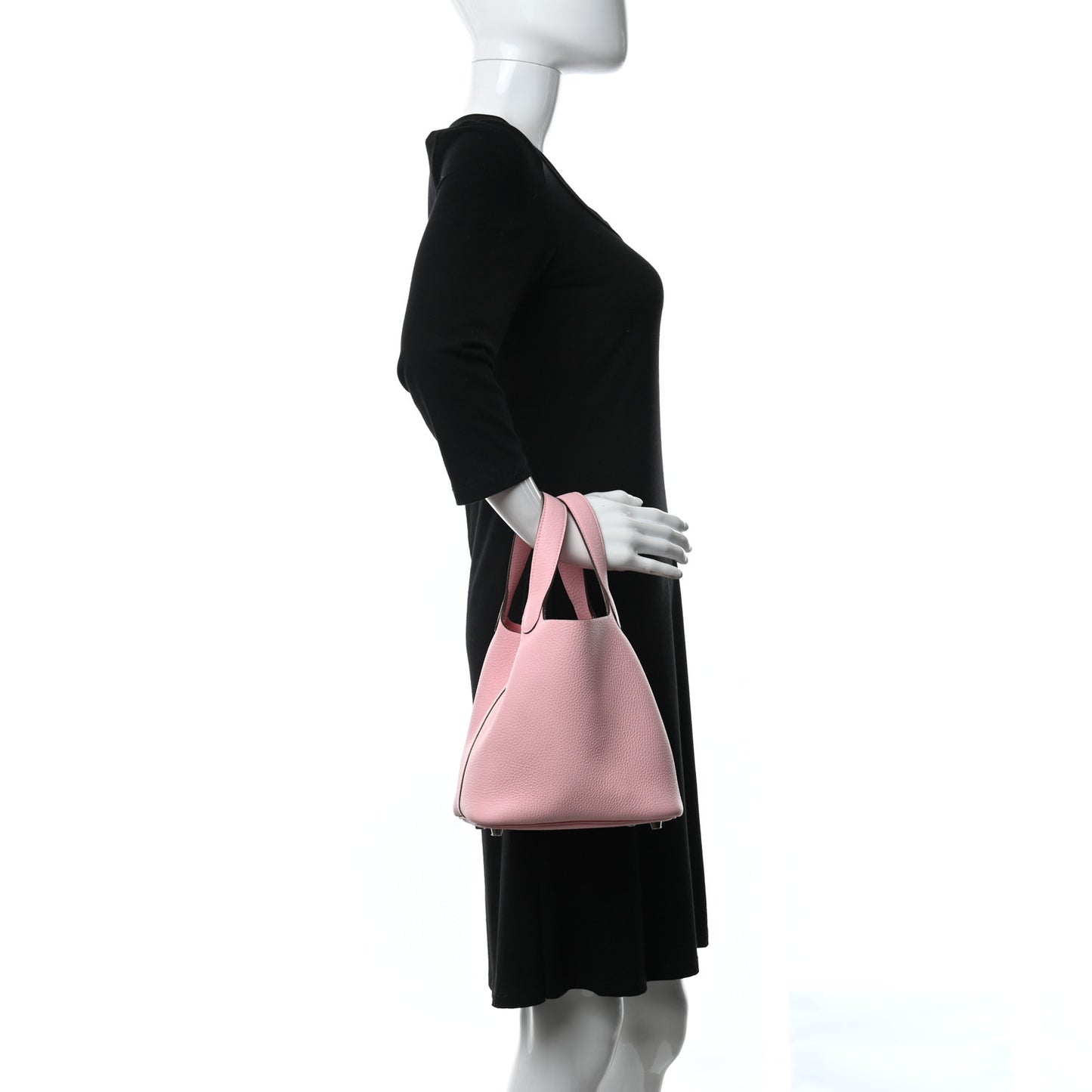 Taurillon Clemence Picotin Lock 18 PM Rose Sakura