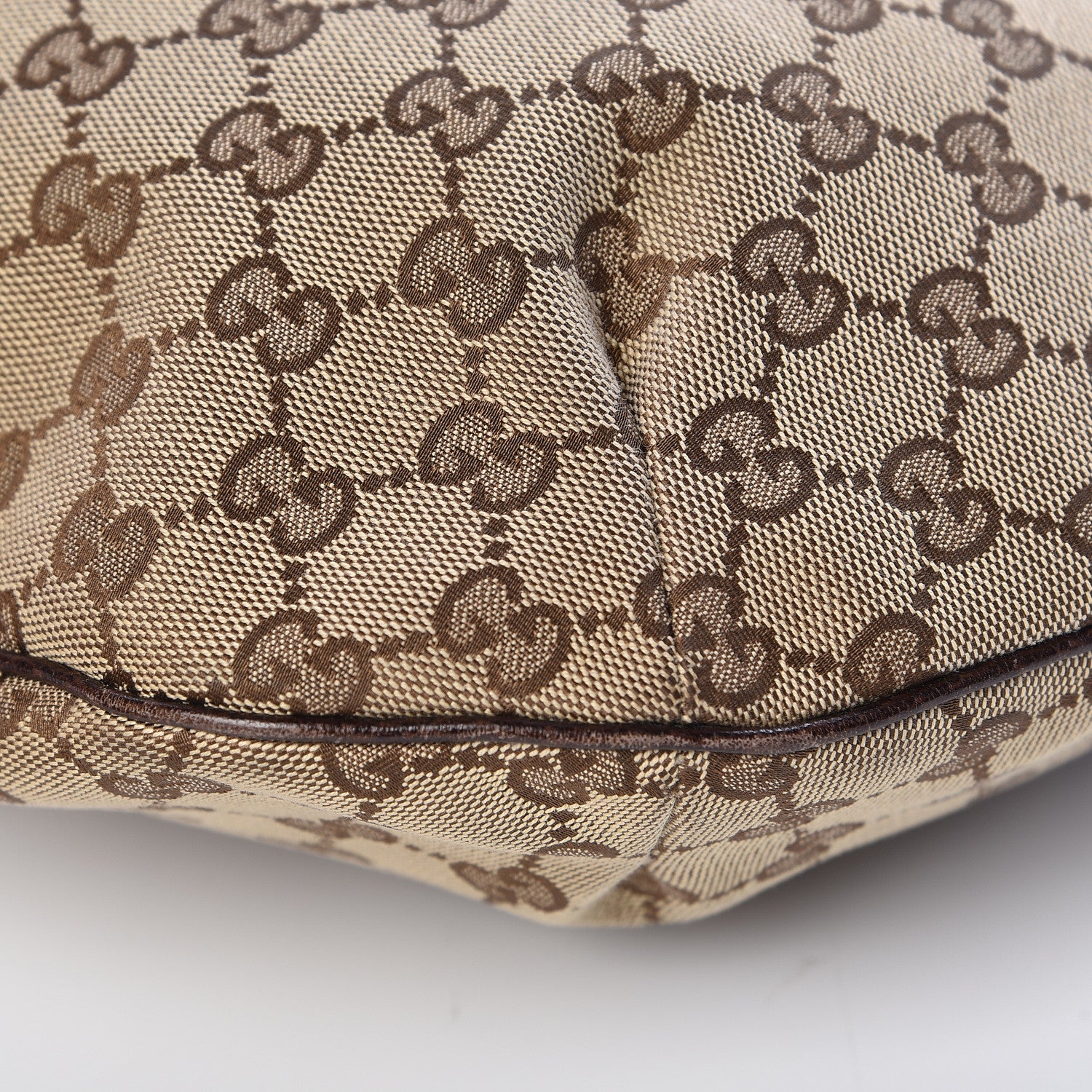 Gucci Monogram Hobo Dark Brown 10 of 12