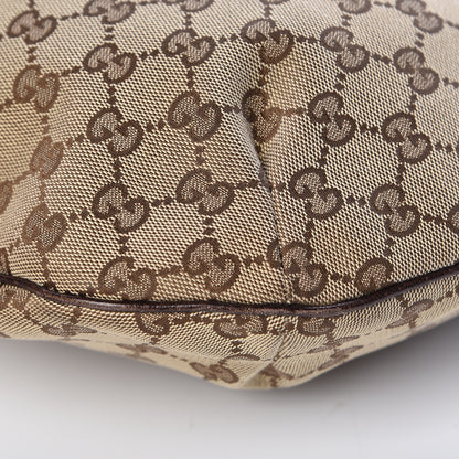 Gucci Monogram Hobo Dark Brown 10 of 12