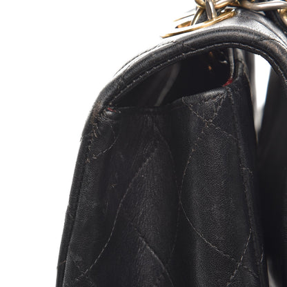 Chanel Lambskin Quilted XL Jumbo Single Flap Black 15 of 16