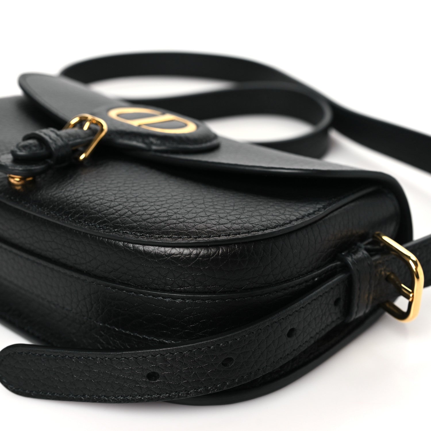 Christian Dior Grained Calfskin East West Bobby Bag Black 10 of 11