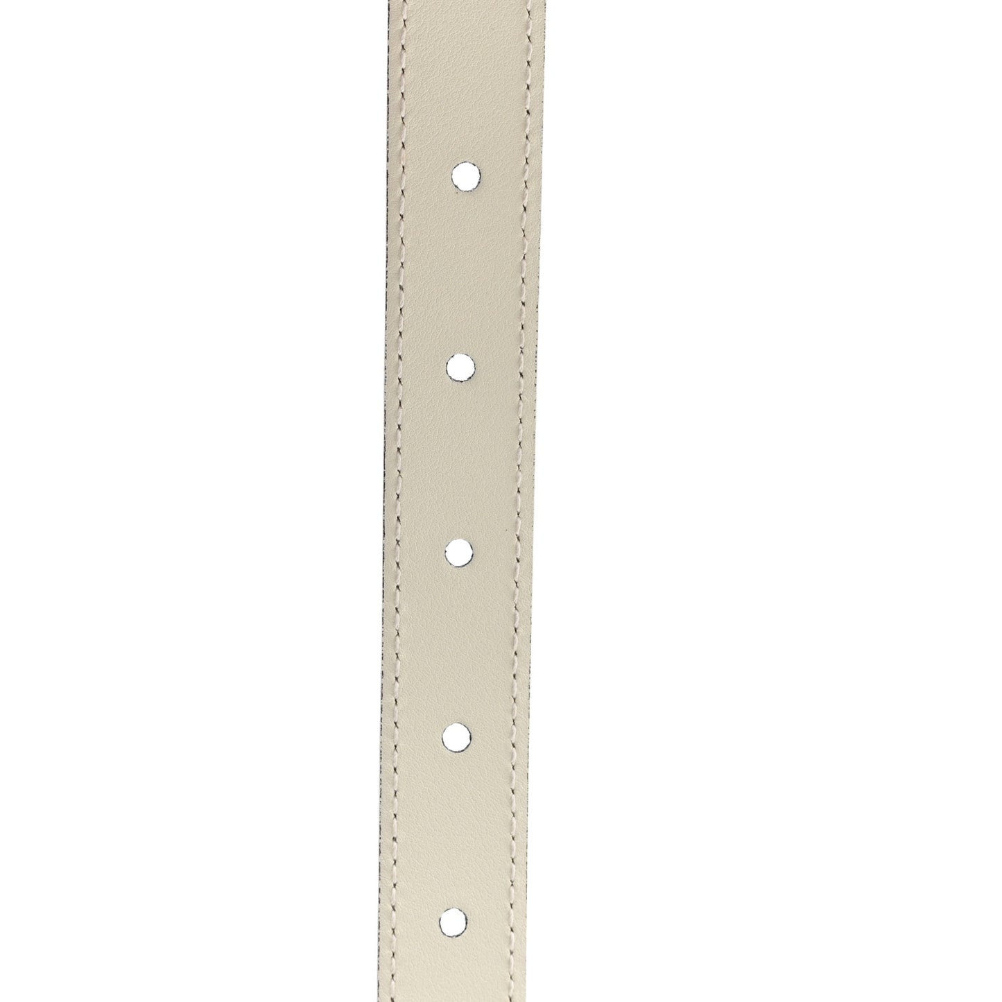 GG Supreme Monogram Plutone Calfskin Enamel Double G 20mm Belt 75 30 Beige Ebony Mystic White