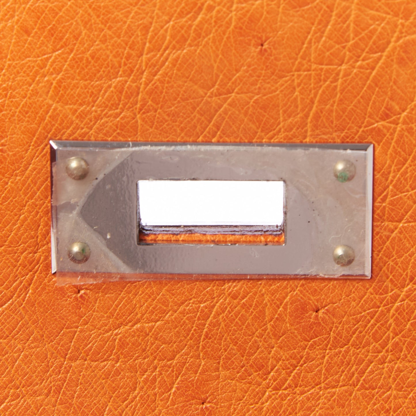 Ostrich Kelly Sellier 32 Orange