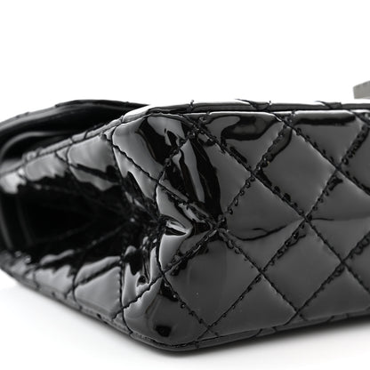 Chanel Patent Calfskin Quilted 2.55 Reissue 225 Flap So Black 9 of 12