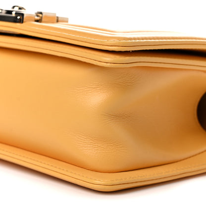 Chanel Calfskin Quilted Small Boy Flap Yellow 8 of 9