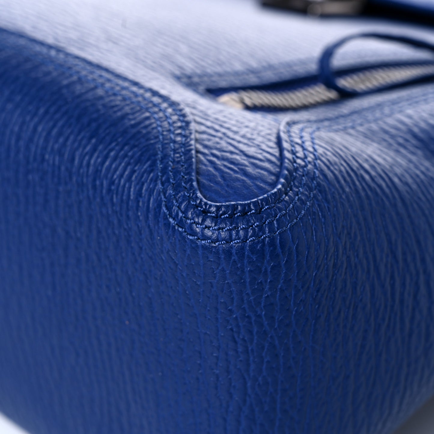 Textured Calfskin Pashli Backpack Cobalt