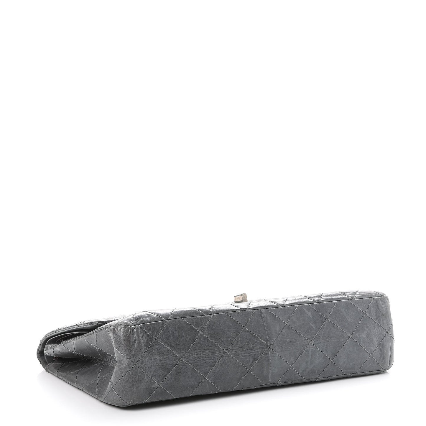 Aged Calfskin Quilted 50th Anniversary 2.55 Reissue 227 Flap Grey