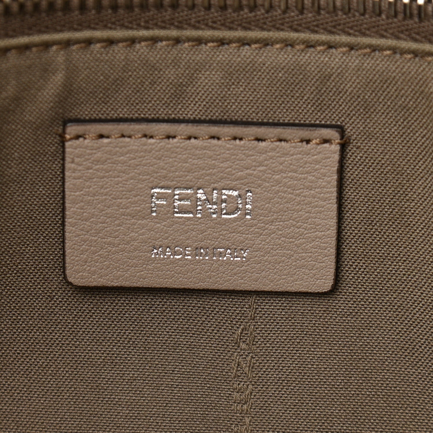 Fendi Vitello Dolce 4 Color Large By The Way Boston Bag Grigio Polvere Emerald Multicolor 6 of 12