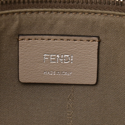 Fendi Vitello Dolce 4 Color Large By The Way Boston Bag Grigio Polvere Emerald Multicolor 6 of 12