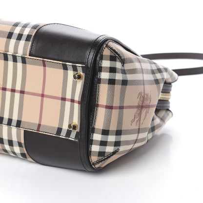 Burberry Haymarket Check Small Gladstone Chocolate 7 of 7