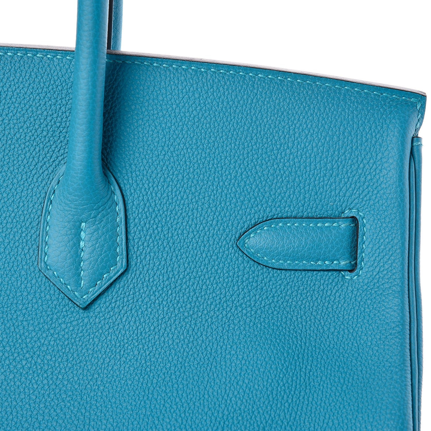 Hermes Togo Birkin 35 Turquoise 28 of 34