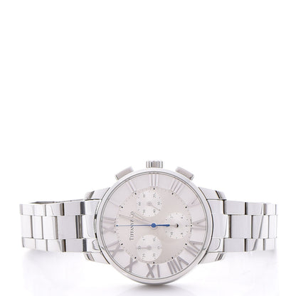 Tiffany Stainless Steel 36mm Atlas Dome Chronograph Quartz Watch 3 of 8
