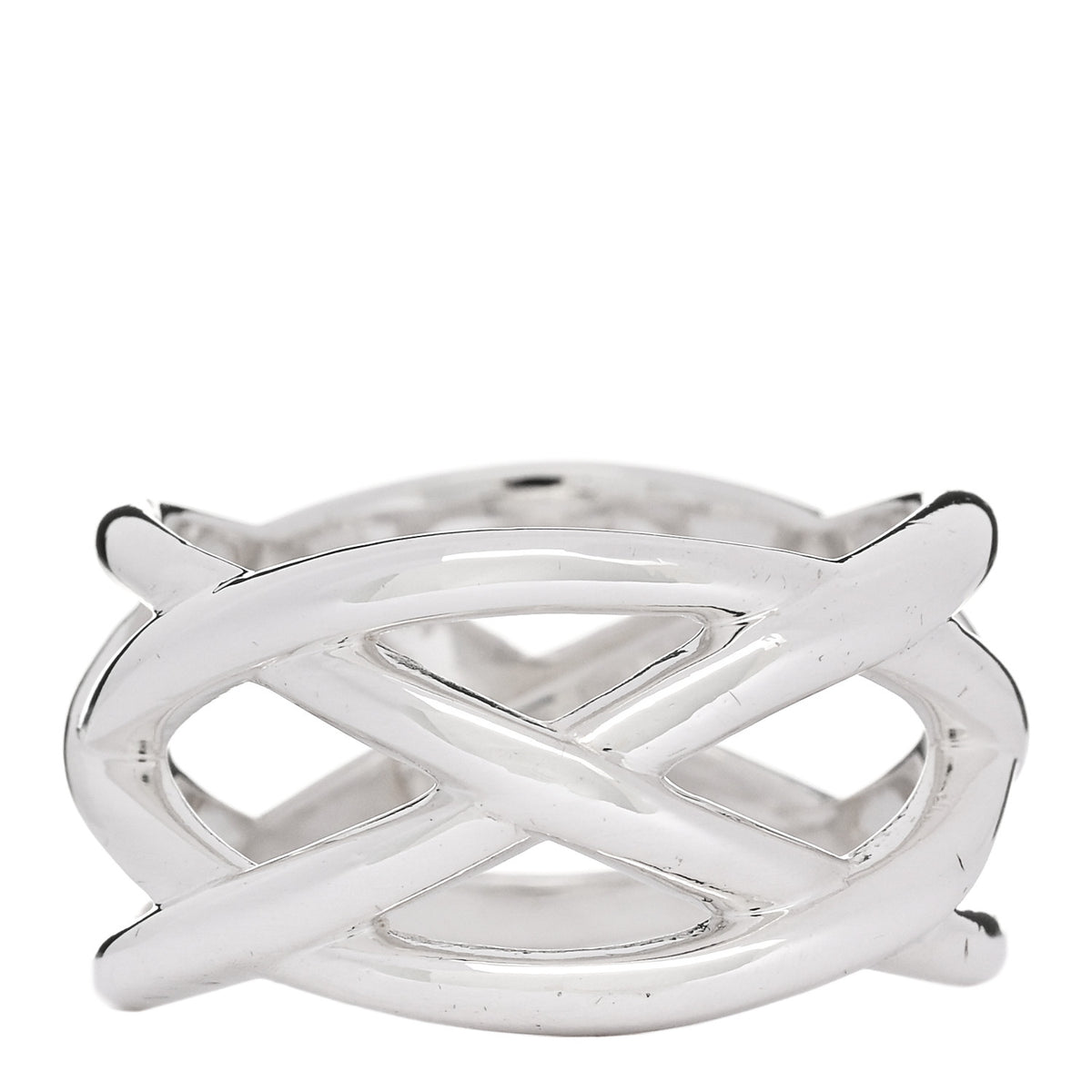 Tiffany Sterling Silver Celtic Knot Ring 58 8.5 1 of 4