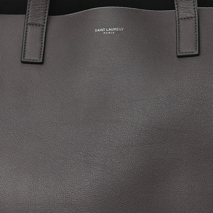 Saint Laurent Calfskin Medium Shopping Tote Fog 8 of 12