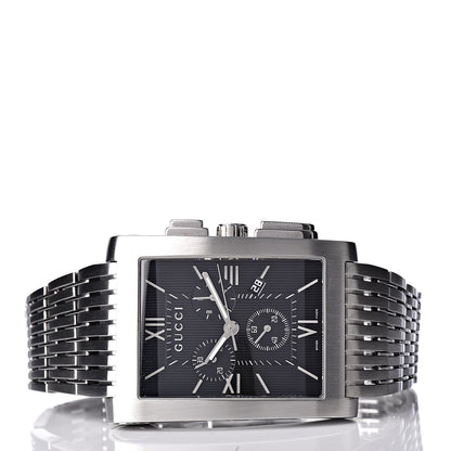 Gucci Stainless Steel 34mm 8600M G-Metro Chronograph Quartz Watch Black 3 of 6