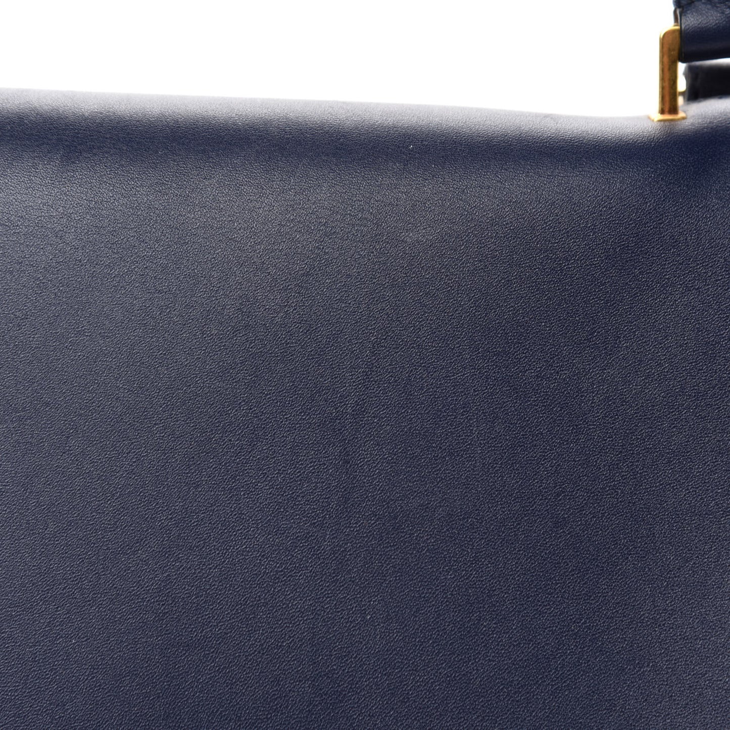 Smooth Calfskin Medium Tri-Color Trapeze Cobalt