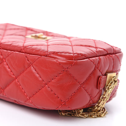 Chanel Aged Calfskin Quilted Mini Reissue Camera Case Red 9 of 10