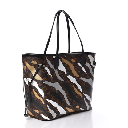 Louis Vuitton X LOL Monogram Neverfull MM Gold Silver 4 of 12
