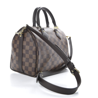 Louis Vuitton Damier Ebene Speedy Bandouliere 25 3 of 10