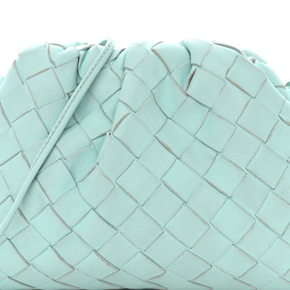 Bottega Veneta Nappa Intrecciato The Mini Pouch Topazio Silver 10 of 13