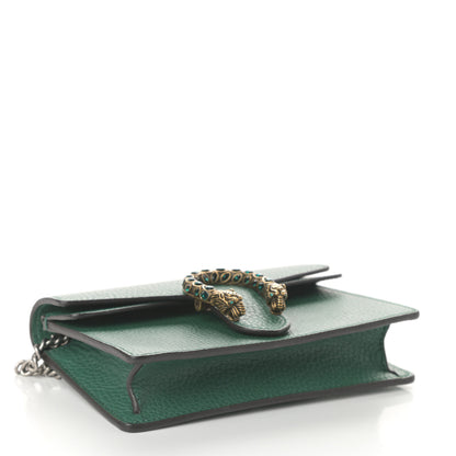 Gucci Calfskin Super Mini Dionysus Shoulder Bag Emerald 4 of 9