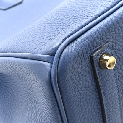 Hermes Togo BIRKIN 35 Bleu Brighton 10 of 12