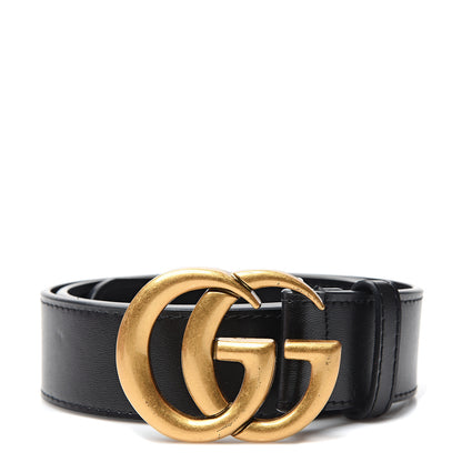 Gucci Calfskin Double G 40mm Belt 85 34 Black 1 of 6