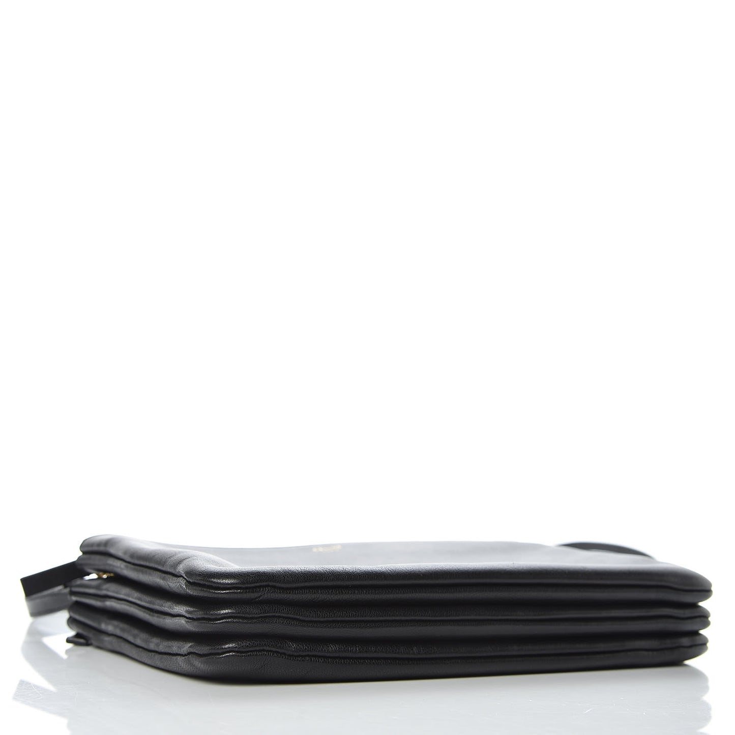 Lambskin Small Trio Crossbody Bag Black