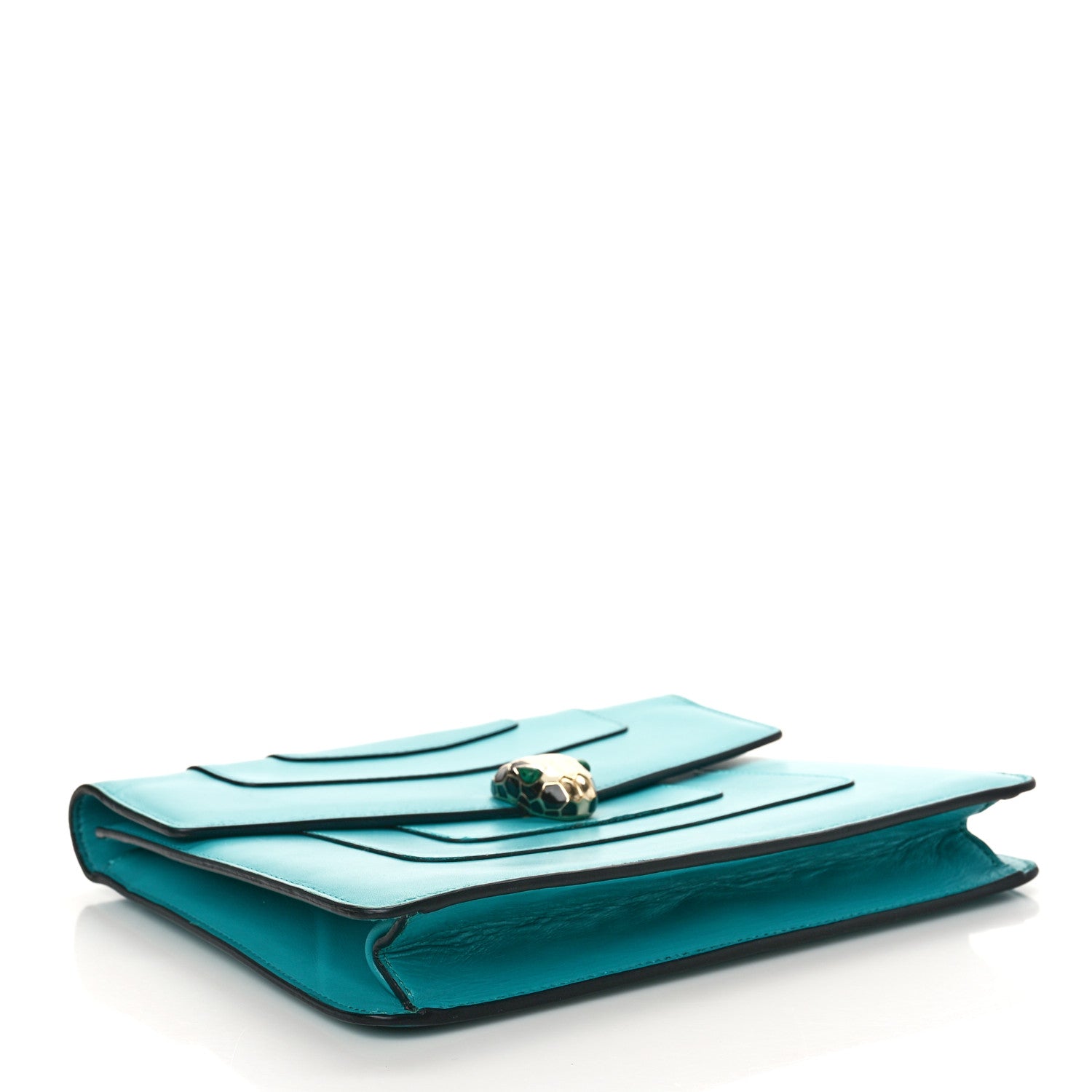 Bulgari Calfskin Serpenti Forever Crossbody Bag Green 4 of 8