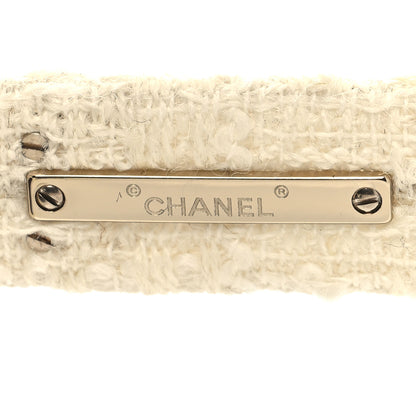 Chanel Acetate Tweed Wool CC Chain Sunglasses 5513-A White 5 of 9