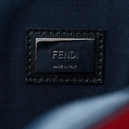 Fendi Vitello Elite Cuoio Monster Buggies Medium Roll Tote Mattone Black Multicolor Lavagna 5 of 9