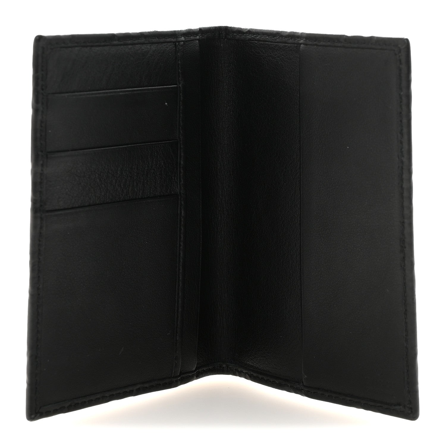 Gucci Guccissima Passport Case Black 5 of 8
