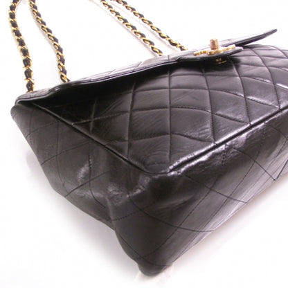 Chanel Vintage Leather Jumbo Classic Flap Black 5 of 7