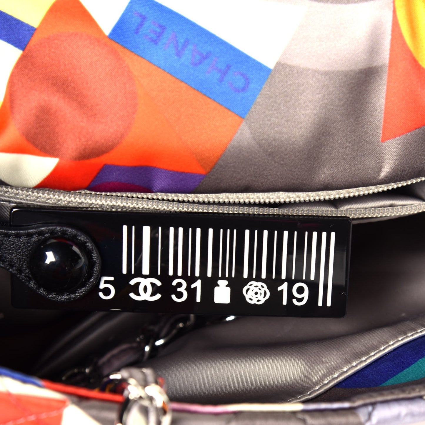 Nylon Printed Small Coco Color Flap Multicolor