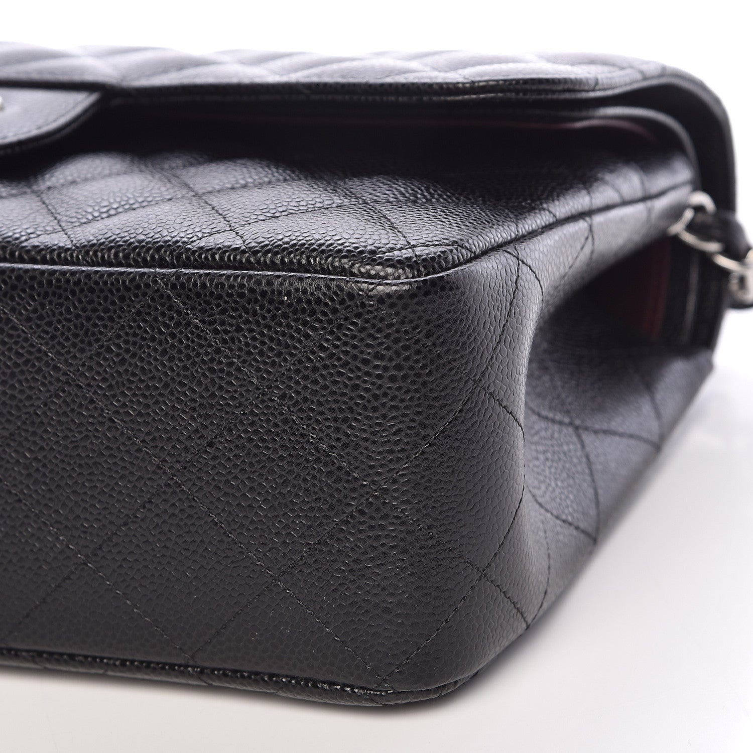 Chanel Caviar Quilted Jumbo Double Flap Black 6 of 11